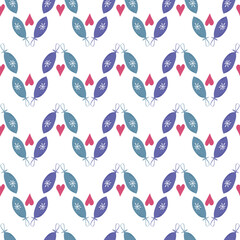 Seamless background with Christmas toys. Decorative gender neutral pattern in minimalists style.