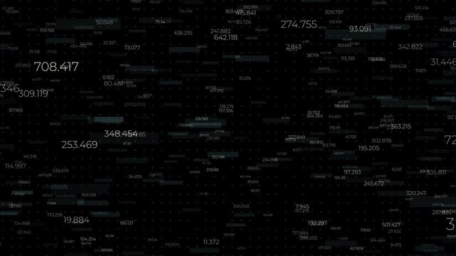 Digital Data - Dark Background Loop