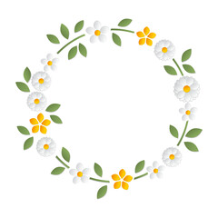 wreath of flowers