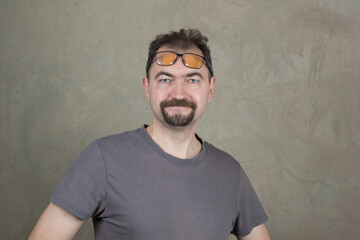 Portrait of a Man with Glasses