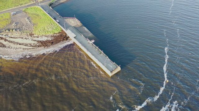 The pier in Mountcharles in County Donegal - Ireland.