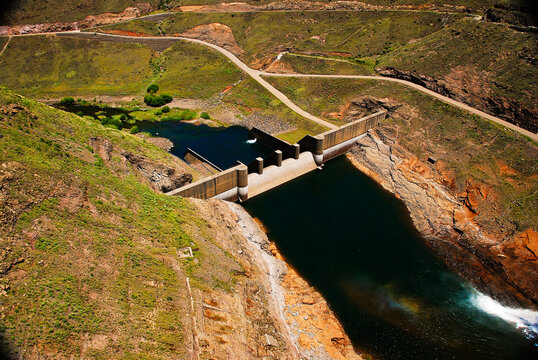 The Katse Dam Lesotho Is The Highlands Water Project In Africa