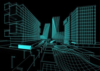 abstract architectural background