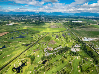 Stock Aerial Photo of Northview Golf Club Surrey BC  , Canada