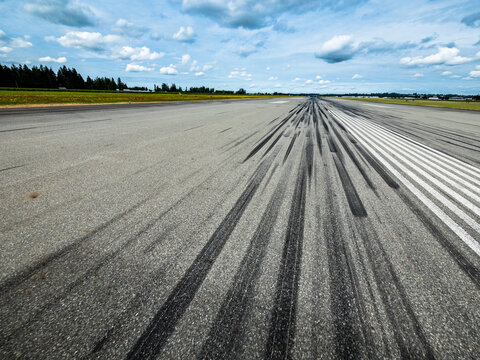Stock Aerial Photo of Runway  Abbotsford Airport CYXX  , Canada