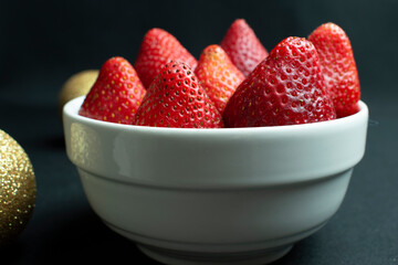 bowl of strawberries