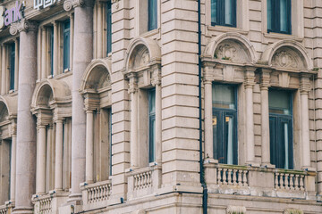 Medieval European-style building exterior wall pattern decoration