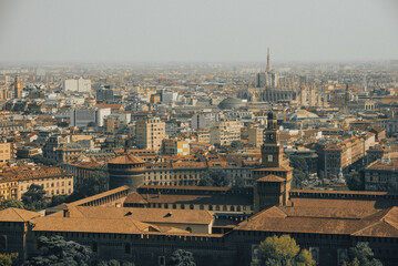 Milan view from above