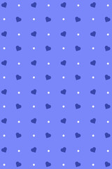 Abstract seamless pattern with purple hearts. Pink hearts seamless pattern. Universal print. Vector illustration