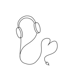 Obraz premium headphones