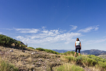 Hiking to Maliciosa mountain near Madrid (Spain)