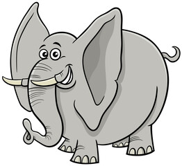cartoon African elephant animal character