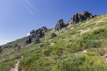 Hiking to Maliciosa mountain near Madrid (Spain)
