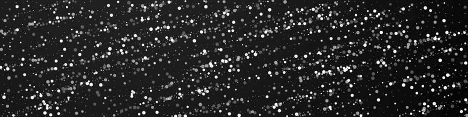 Random white dots Christmas background. Subtle fly