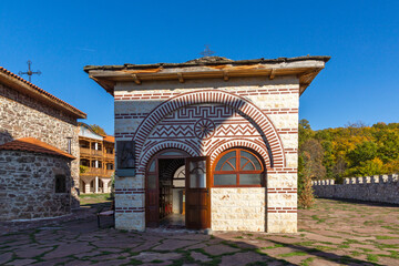 Obraz premium Medieval Tsarnogorski (Gigintsi) monastery, Bulgaria