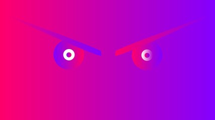 Abstract background with eye shape gradient color for desktop wallpaper and banner