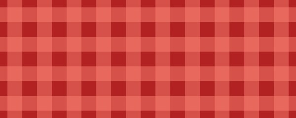 Banner, plaid pattern. Fire brick on Salmon color. Tablecloth pattern. Texture. Seamless classic pattern background.
