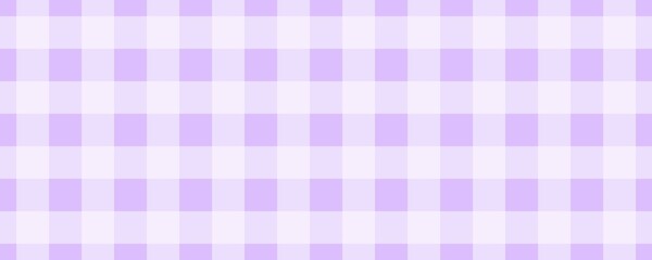 Banner, plaid pattern. Lavender on White color. Tablecloth pattern. Texture. Seamless classic pattern background.