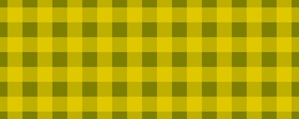 Banner, plaid pattern. Olive on Yellow color. Tablecloth pattern. Texture. Seamless classic pattern background.