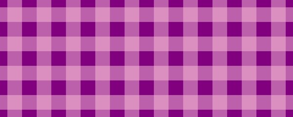 Banner, plaid pattern. Purple on Pink color. Tablecloth pattern. Texture. Seamless classic pattern background.