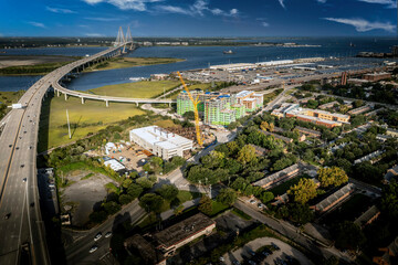 Obraz premium Construction in Charleston, SC