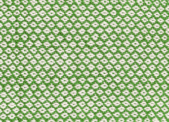 緑色の毛糸の花模様のテクスチャ 背景