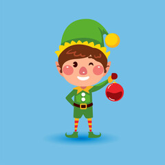 Happy Christmas Stickers Set