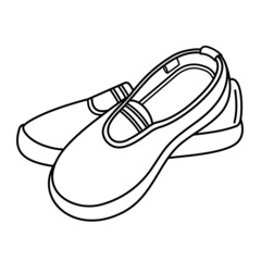 It is a necessity for elementary school students in Korea. These are indoor shoes that you wear inside the school.