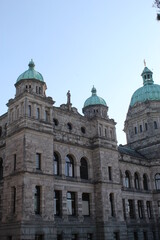 Fototapeta na wymiar Victoria, BC Parliament Building