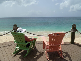 Relaxing at the Beach