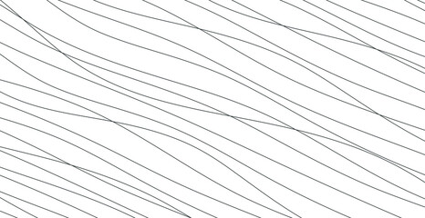 Naklejka na ściany i meble Hand drawn lines. Abstract pattern wave simple seamless, smooth pattern, web design, greeting card, textile, Technology background, Eps 10 vector illustration