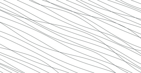 Hand drawn lines. Abstract pattern wave simple seamless, smooth pattern, web design, greeting card, textile, Technology background, Eps 10 vector illustration