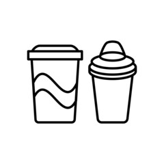 cup paper icon design vector templates