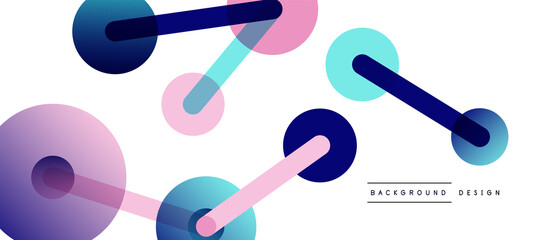 Network concept abstract background. Dots connection. Big data idea. Business template for wallpaper, banner, background or landing