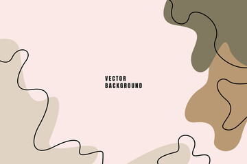 Abstract posters art set with style vector illustrations. Perfect for greeting card, poster, banner, social media post, feed, story, fleet.