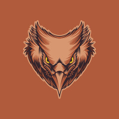 Eagle Head Vector Illustration