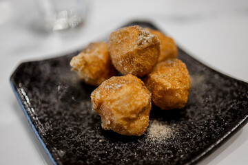 Popular Taiwanese food Fired Squid Ball