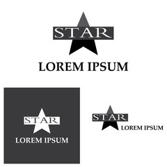 Fototapeta premium Star icon Template vector illustration design