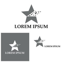 Obraz premium Star icon Template vector illustration design