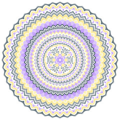Hand drawn Mandala. Vintage decorative elements