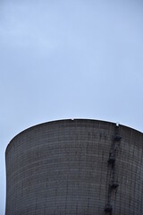 Kühltürme des Abgeschalteten Kernkraftwerk AKW Grafenrheinfeld bei Schweinfurt