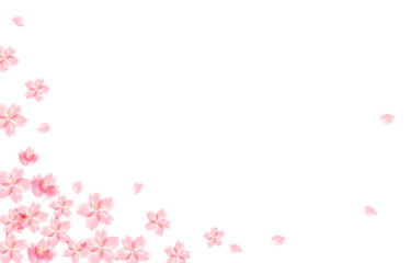 桜の背景イラスト