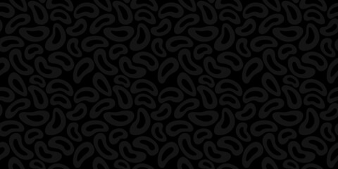 Simple Abstract Dark Black Flat Seamless Vector Illustration Background Art