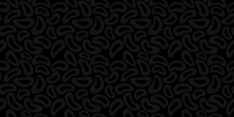 Simple Abstract Dark Black Flat Seamless Vector Illustration Background Art