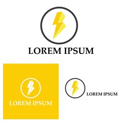 Lighting logo template for many purpose
