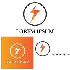 Lighting logo template for many purpose