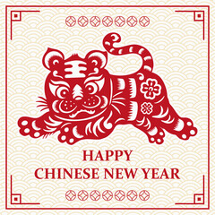 Chinese new year banner background template