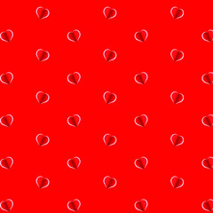 Naklejka premium seamless pattern with red berries