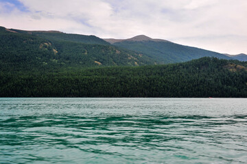 Scenery of Kanas Lake in Altai, Xinjiang, China