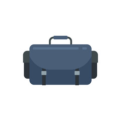 Video bag tools icon flat isolated vector